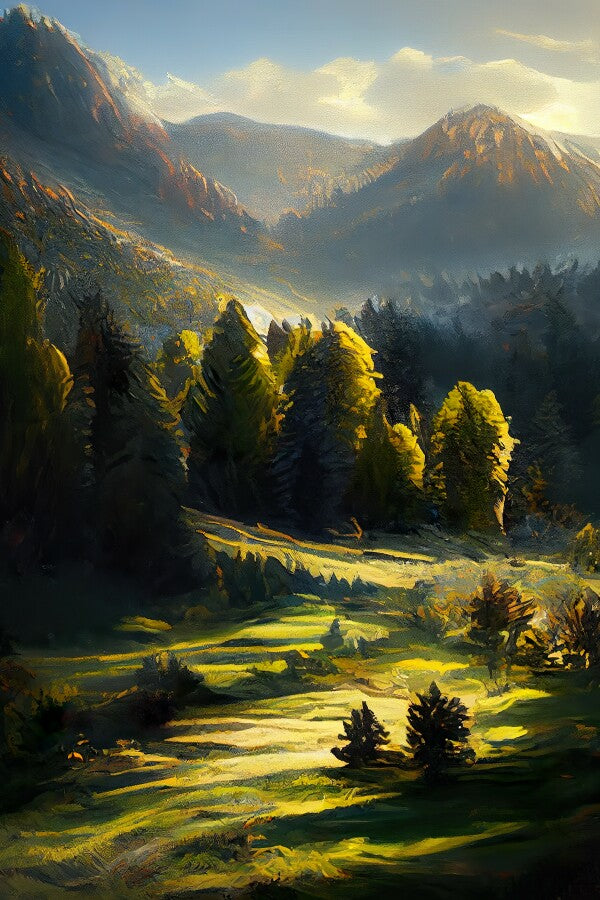 Mountains - Canvas