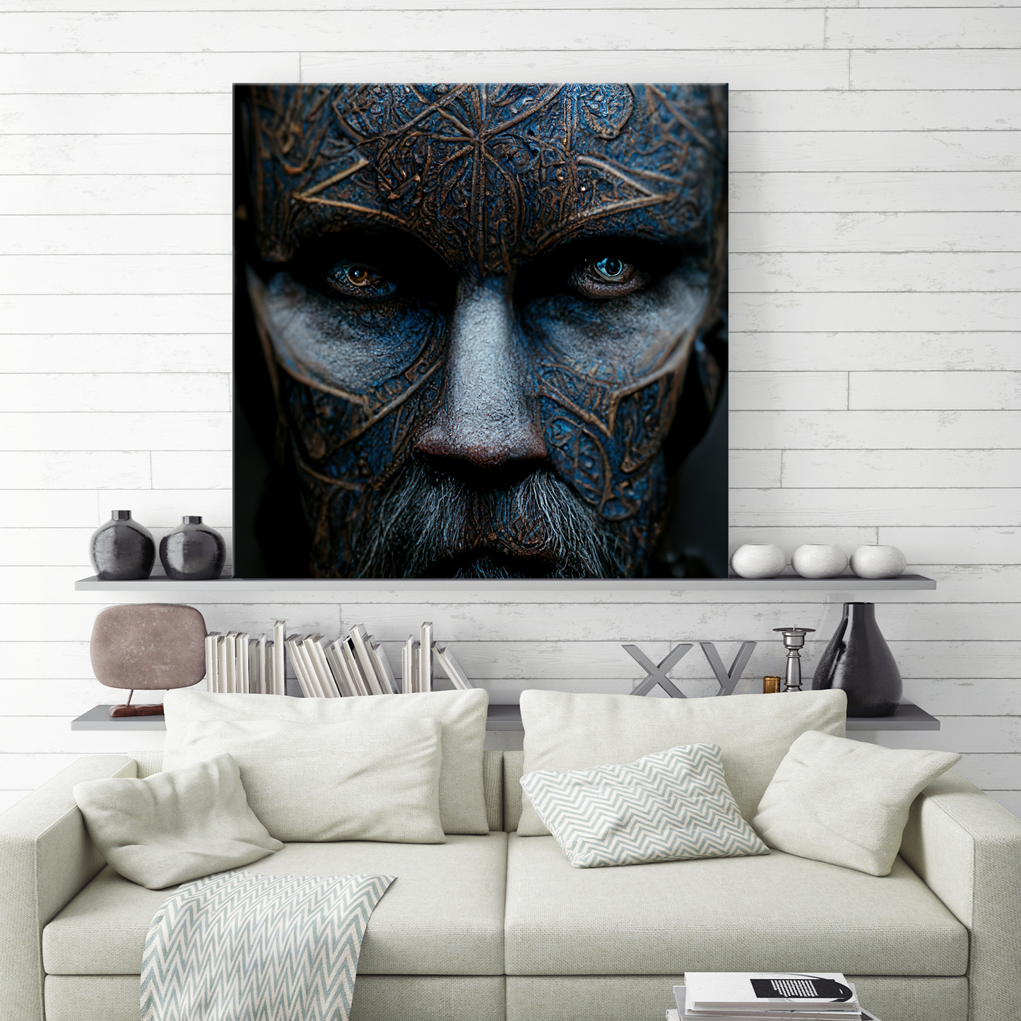 Viking Face - Canvas 60x60 cm